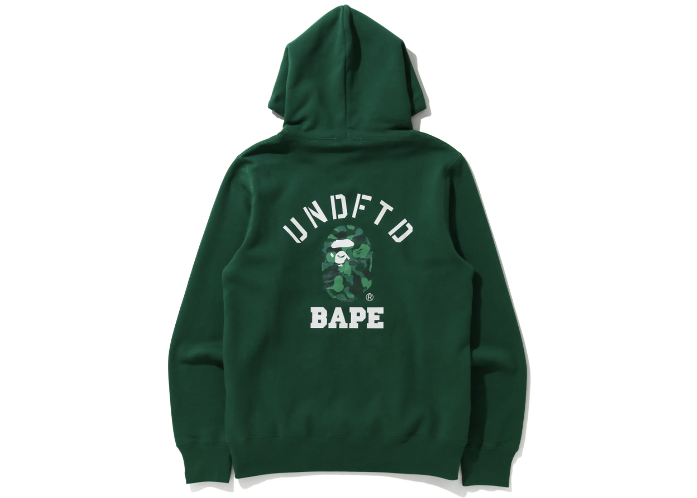 BAPE x Undefeated Pullover Hoodie Green Men's - FW20 - US
