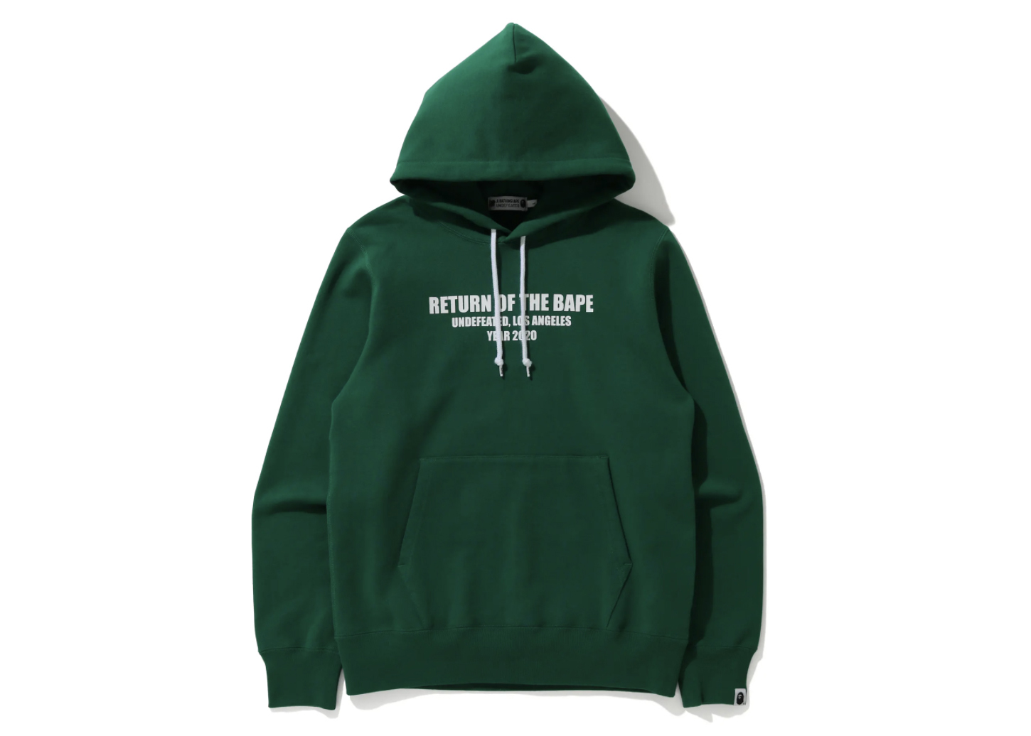 BAPE x Undefeated Pullover Hoodie Green