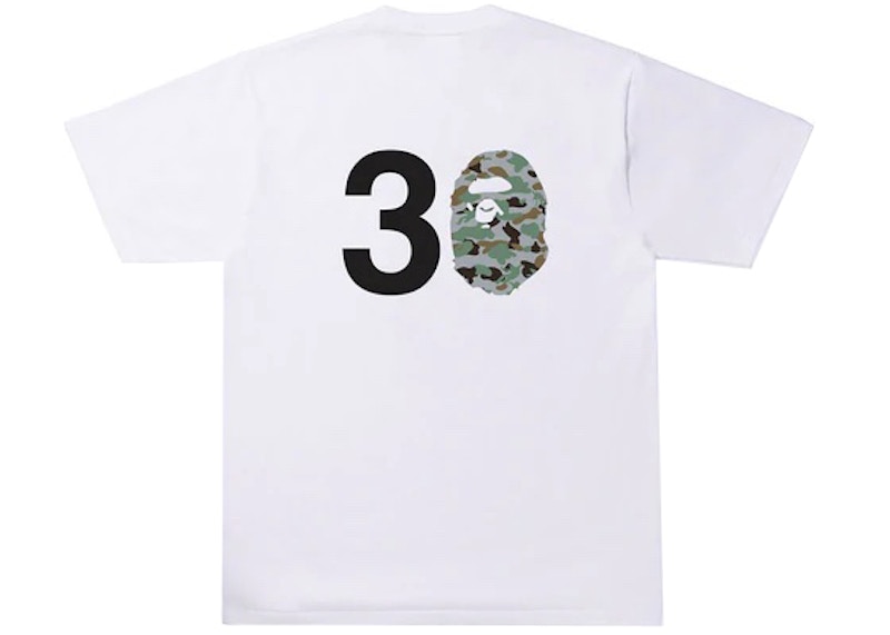 BAPE x Union 30th Anniversary Tee White/Camo Men's - FW21 - US