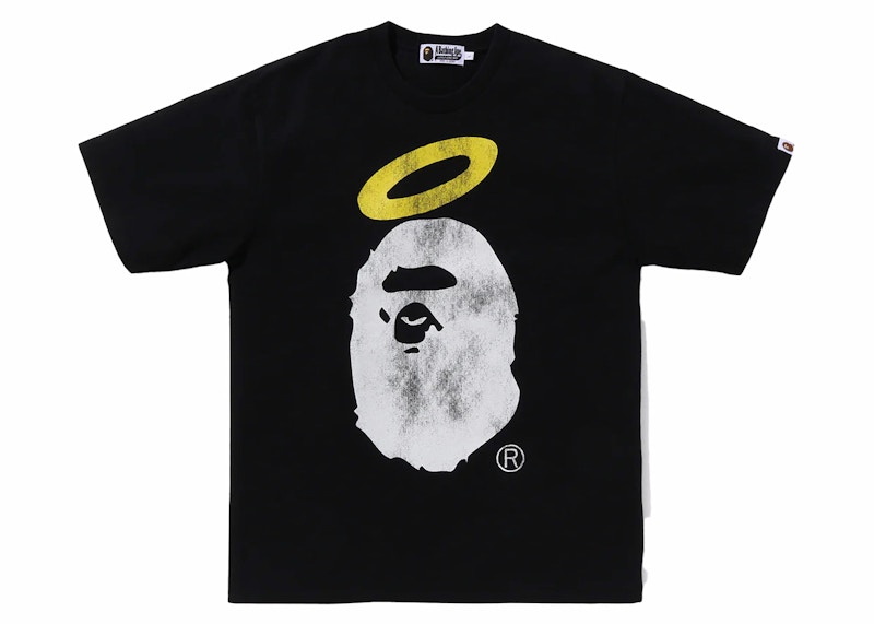 BAPE x Union Pigment Dyed Ape Head Tee Black メンズ - FW23 - JP