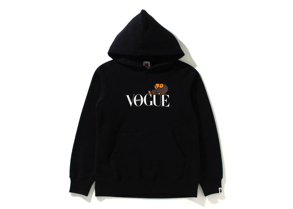 BAPE x VOGUE Baby Milo Pullover Hoodie (Kids) Black Kids' - SS22 - US