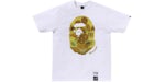 BAPE x Van Gogh Museum Ape Head Canvas Art V Tee White
