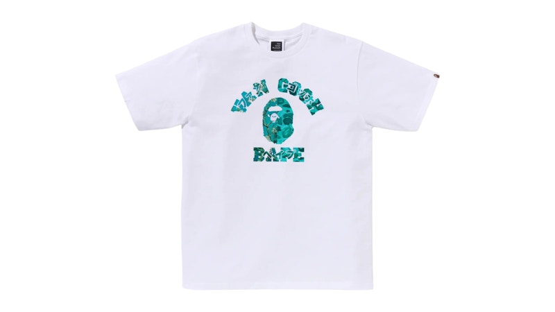 BAPE x Van Gogh Museum College Tee White Men's - SS25 - US