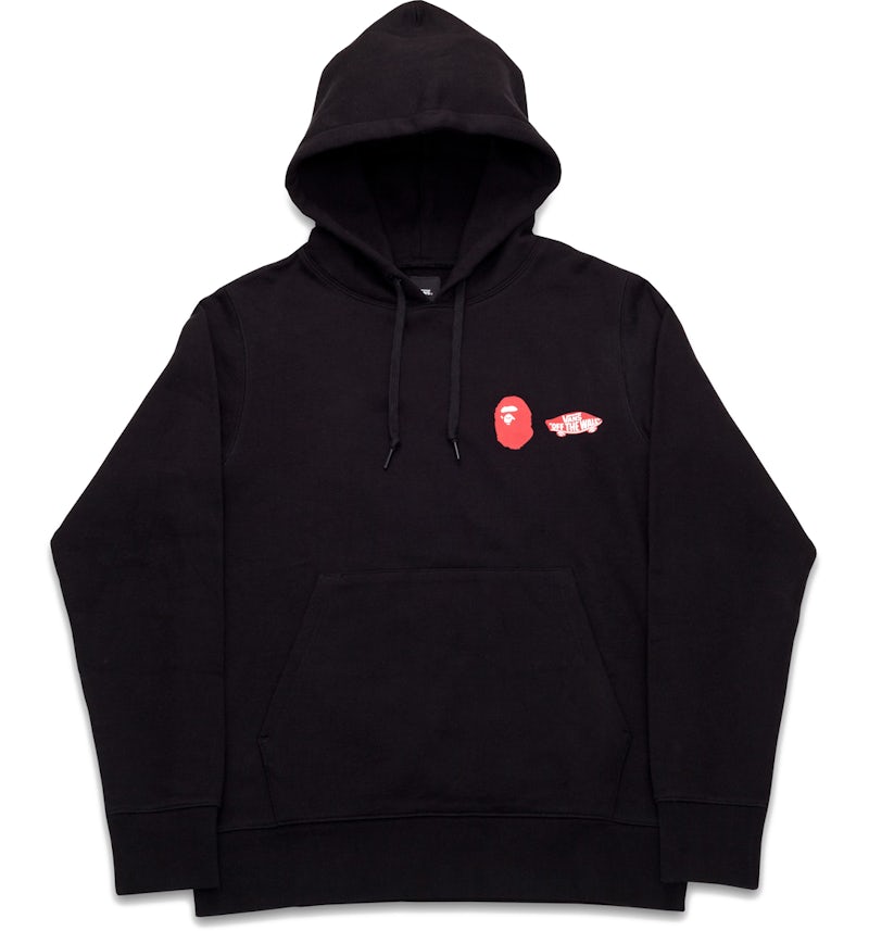 BAPE x Vans Pullover Fleece Hoodie Black Men's FW21 US