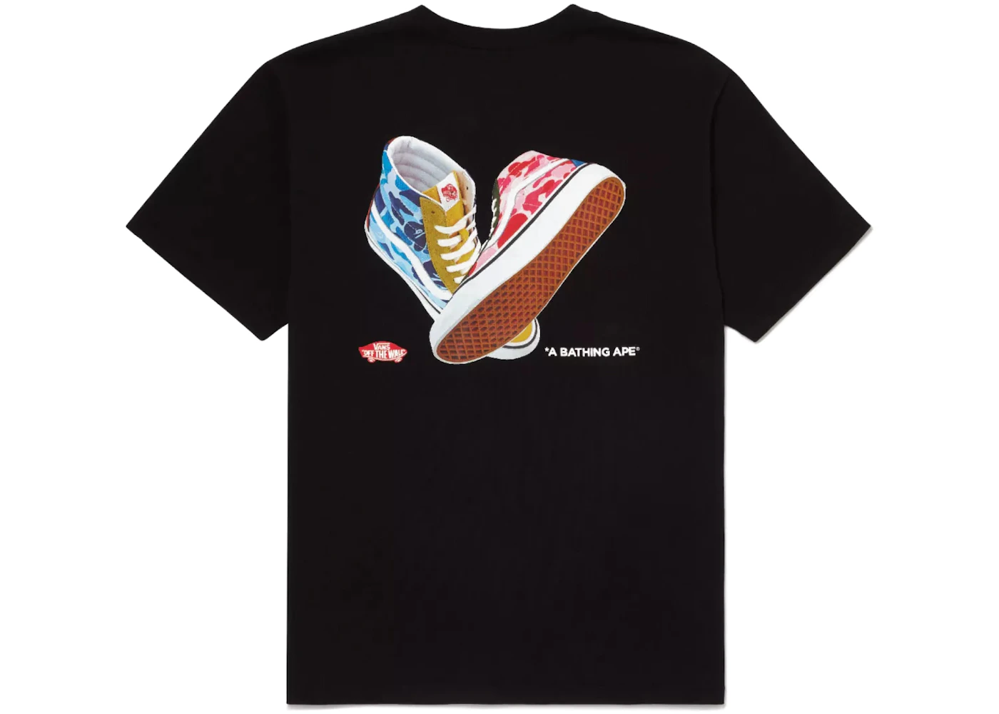BAPE x Vans Sk8 Hi Tee Black Men's SS22 US1