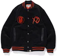 BAPE x XO Varsity Jacket Black Men's - SS20 - US