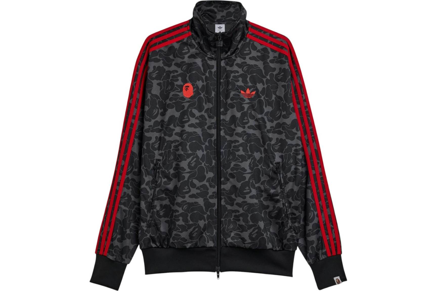 BAPE x adidas All Over Print SSTR Track Top Black Men's - SS25 - US