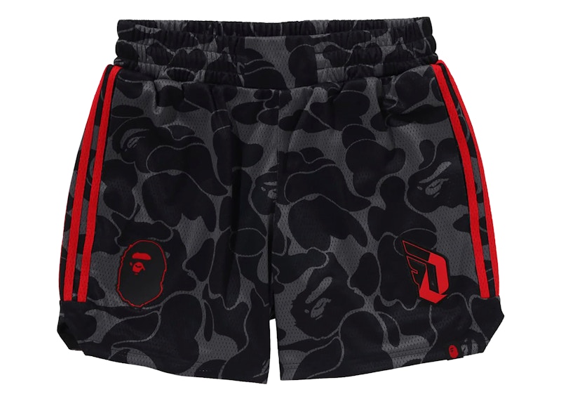 BAPE x adidas Dame Mesh Shorts (Asia Sizing) Black Men's FW24