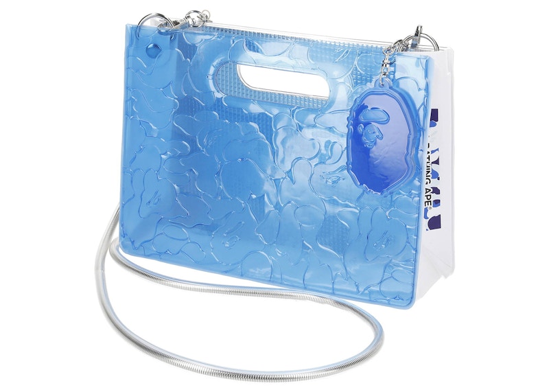 BAPE x nana-nana A5 Horizontal Bag Blue Nagoya Store Exclusive