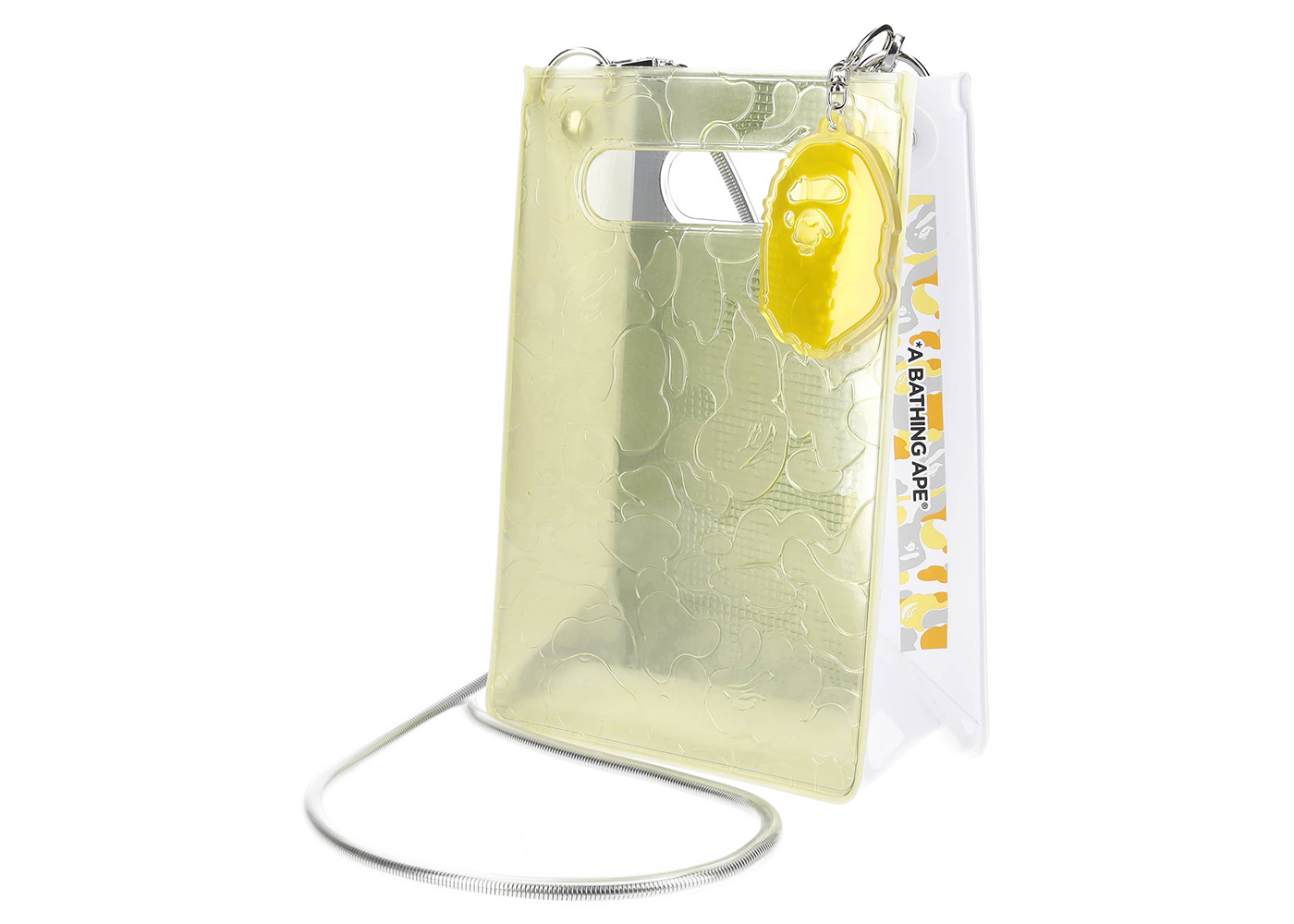 BAPE x nana-nana A5 Vertical Bag Yellow Matsuyama Store Exclusive