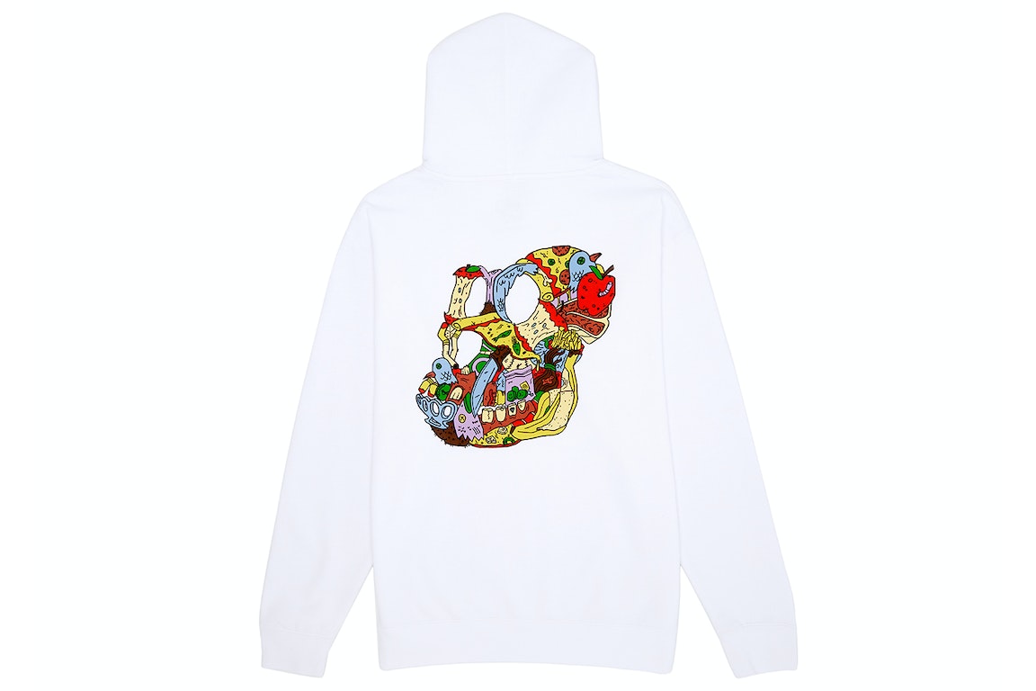 Pre-owned Bayc Nft Nyc Pop Up Exclusive Mutant Hoodie White