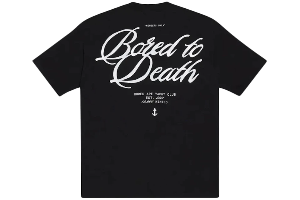 BAYC Script T-shirt Black