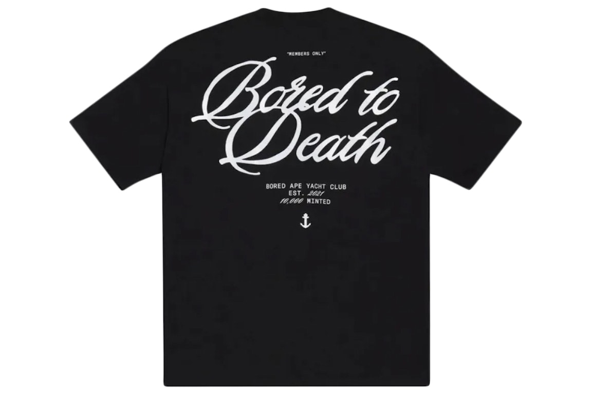 Pre-owned Bayc Script T-shirt Black