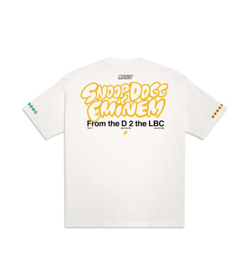 BAYC Snoop Dogg & Eminem T-shirt White Men's - SS22 - US