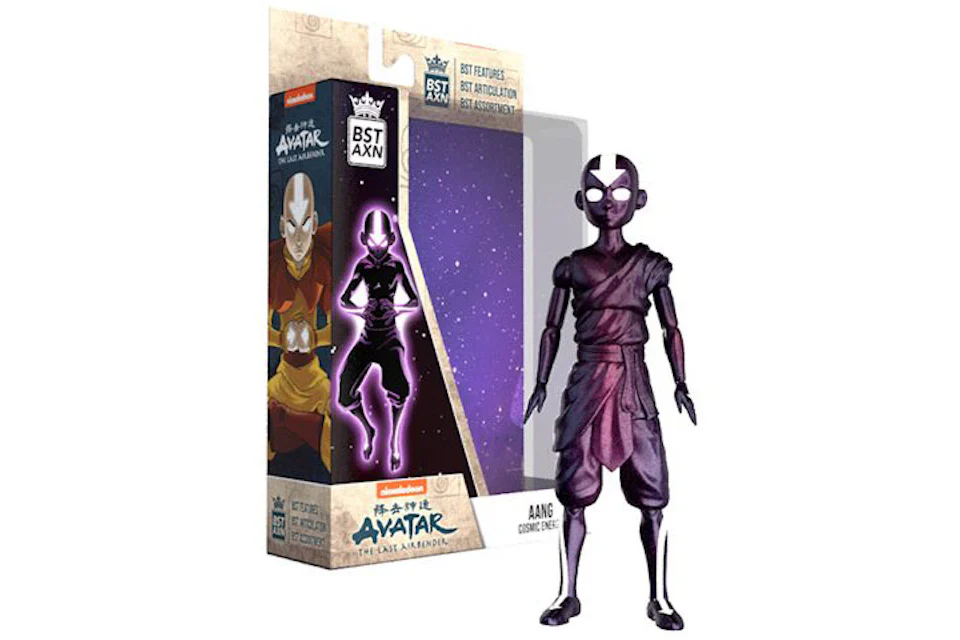 BST AXN Avatar The Last Airbender Cosimc Energry Aang Walmart Exclusive Action Figure Purple