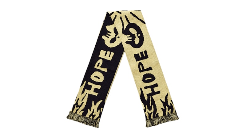 BTS Hope Slogan Scarf Multicolor