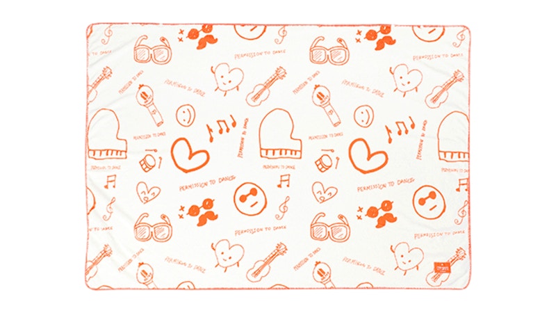BTS PTD On Stage Blanket Multicolor