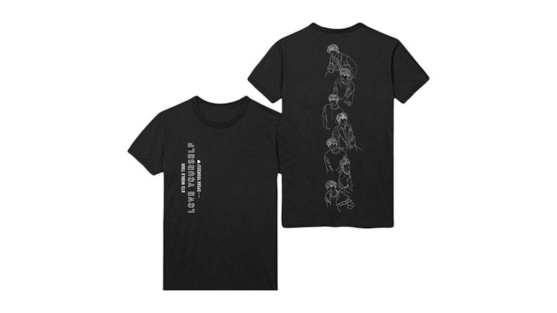 BTS Sketch T-shirt Black - SS26 - US