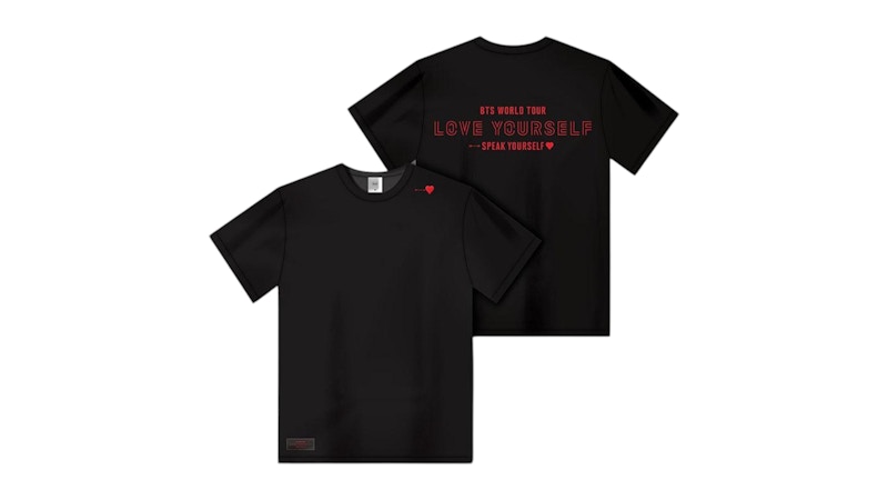 BTS WORLD TOUR T-SHIRT ブラック BTS Tour Logo Version 1 T-shirt Black - SS26 - US