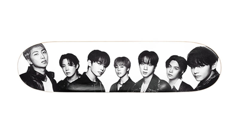 BTS Tour Skateboard Multicolor