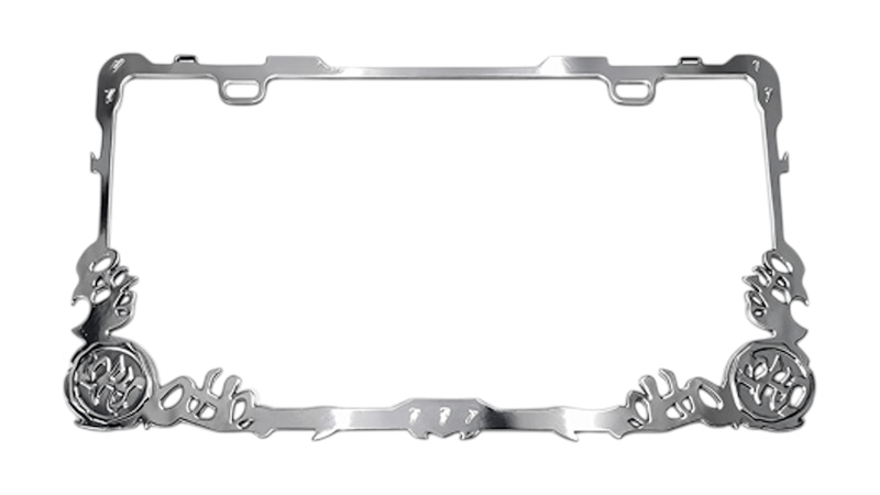 BTS US Exclusive Car License Plate Frame Multicolor
