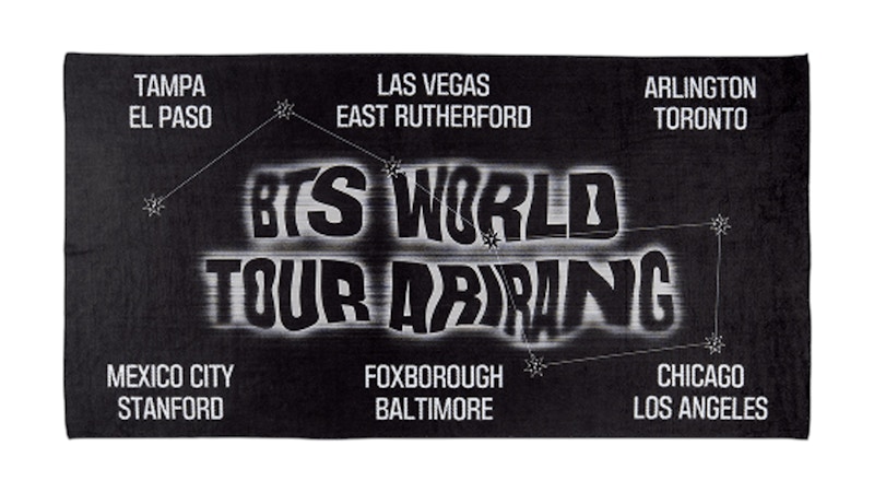 BTS US Exclusive Towel Multicolor