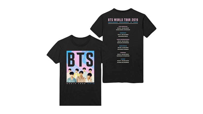 BTS Worldwide T-shirt Black - SS26 - US
