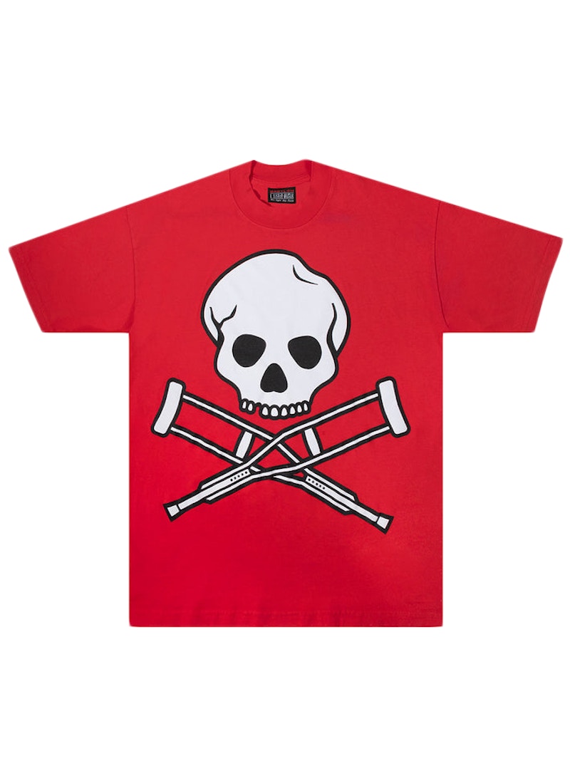 Babylon Jackass Skull Crutch T-shirt Red - SS22 Men's - US