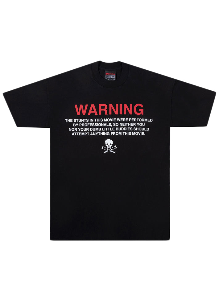 Babylon Jackass Warning T-shirt Black メンズ - SS22 - JP