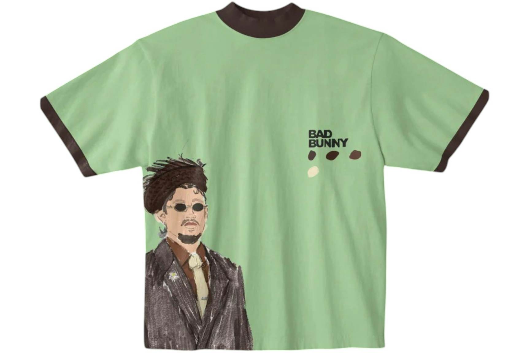 Bad Bunny DTMF Pava T-shirt Green Men's - US