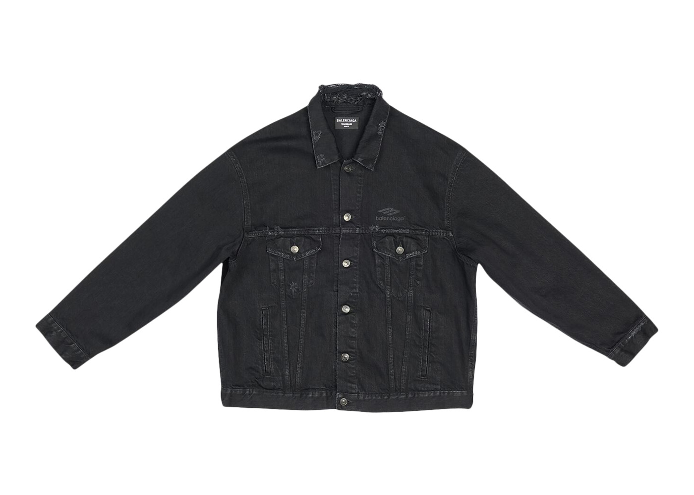 Top 71 balenciaga jean jacket black mới nhất  trieuson5