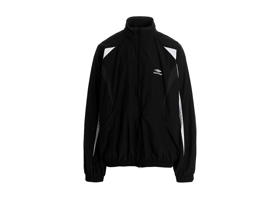 Pre-owned Balenciaga 3b Sports Icon Track Jacket Black/white