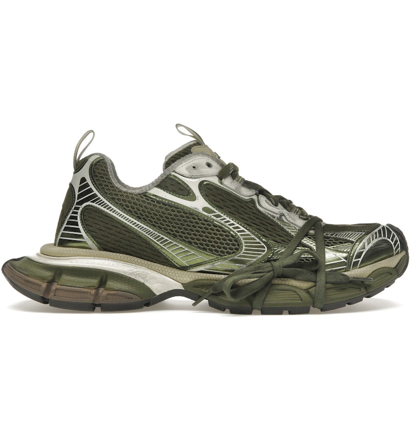 Balenciaga 3XL Dark Green Light Beige Men's - Main Image