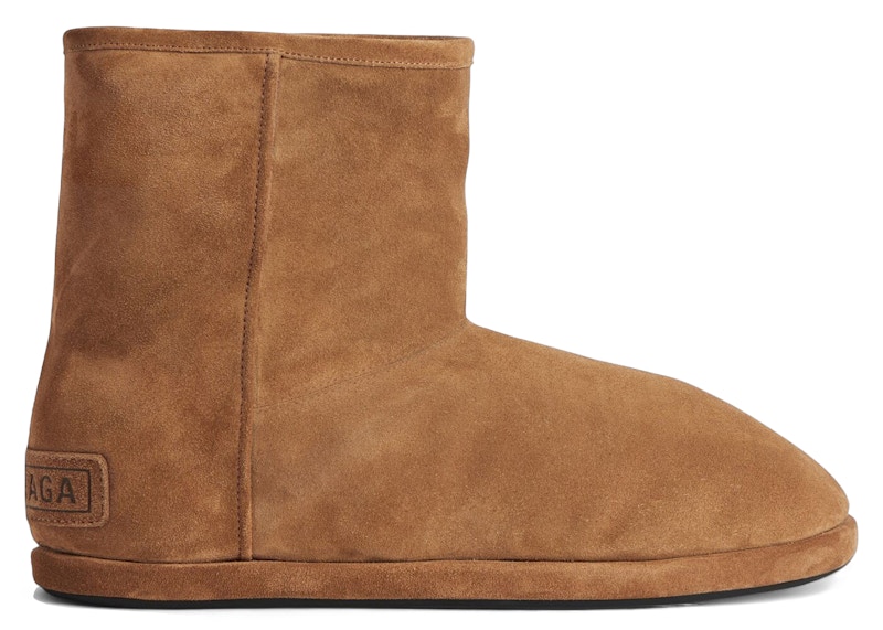 Balenciaga Alaska Soft Bootie Brown White Men's - 820327 WBFC1