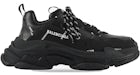 Balenciaga All Over Logo Triple S Negro (de mujer)