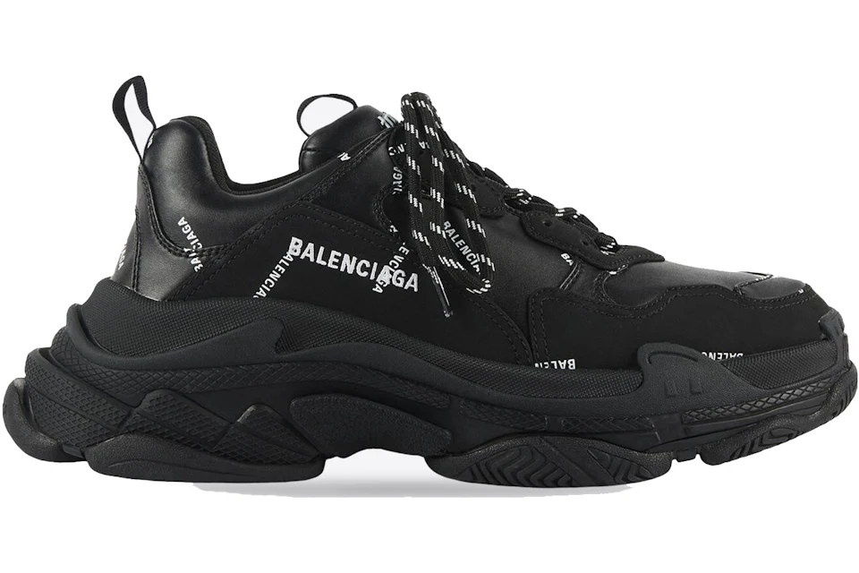Balenciaga black sneakers 2024 womens