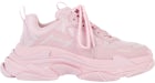 Logo Balenciaga Triple S Rosa Blanco