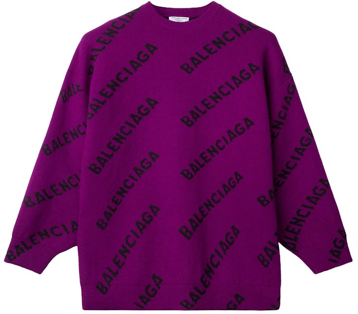 allover logo sweater