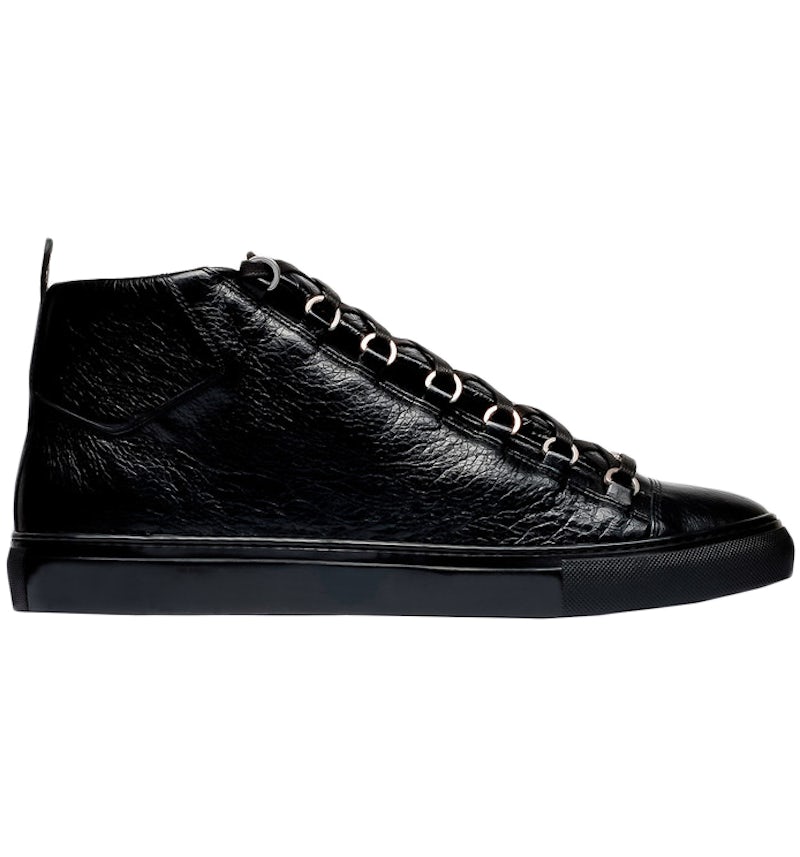 Balenciaga Arena High Black Leather Men's 341760WAD401000 US