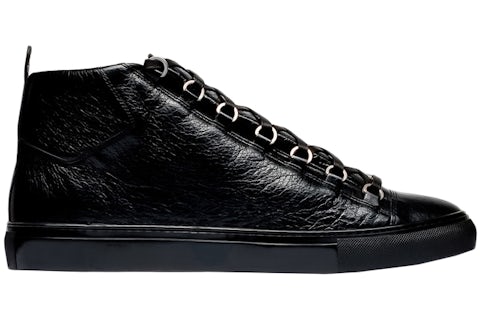 Balenciaga Arena High Black Leather Men's 341760WAD401000 US