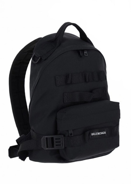 Pre-owned Balenciaga Army Multicarry Backpack Black