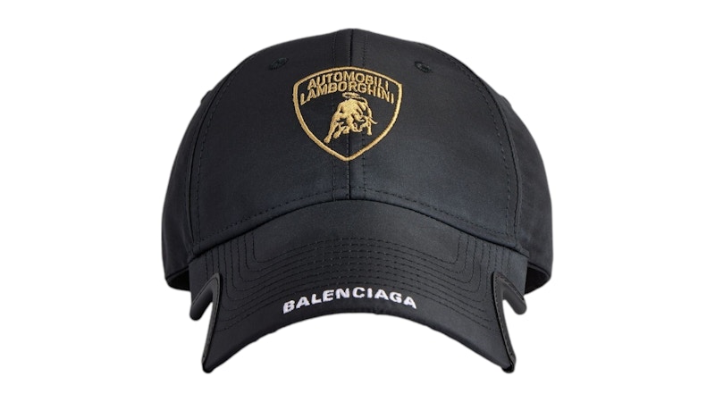 【Balenciaga】LAMBORGINI CAP◆835105410B2 Black Lamborghini Cap | BALENCIAGA - Antonia