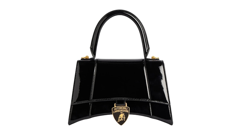 Balenciaga Automobil Lamborghini Hourglass Small Bag Black - JP