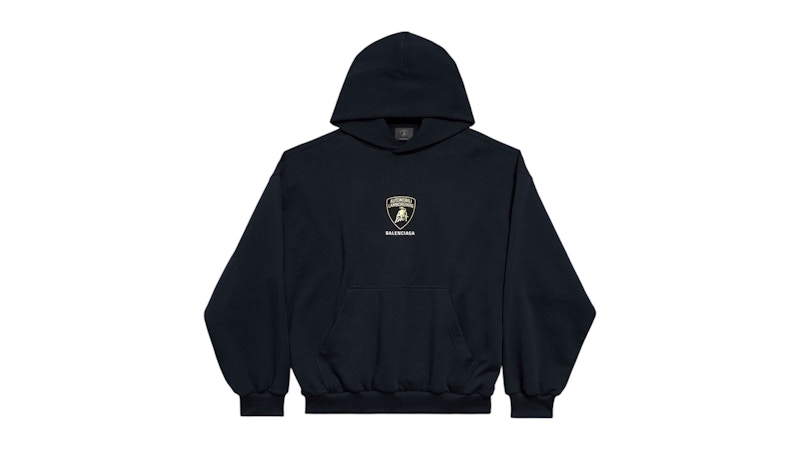 VIP【関税送料無料】希少 Balenciaga Medium Fit Hoodie Balenciaga Black New Copyright Medium Fit Hoodie Balenciaga
