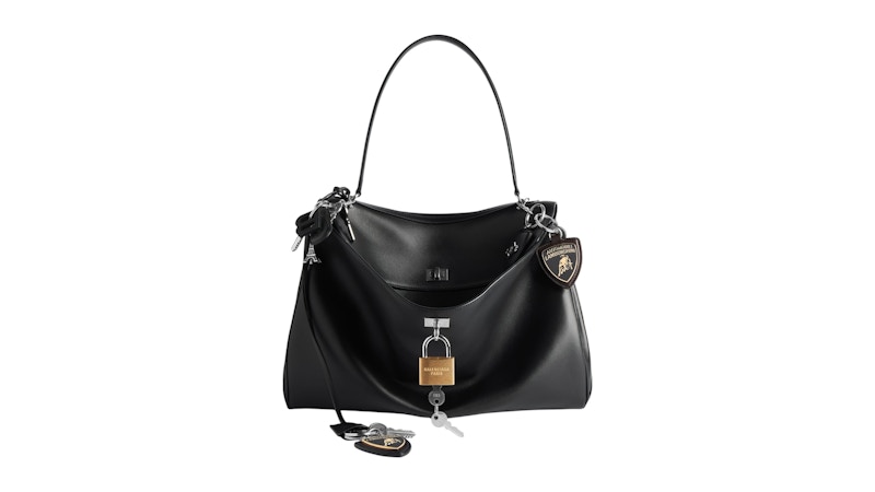 Balenciaga Automobil Lamborghini Rodeo Large Charm Bag Black