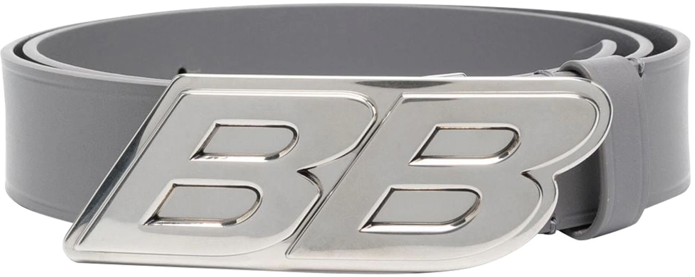 DIESEL logo-buckle Wide Belt - Silver