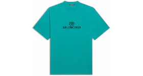 Balenciaga BB Pixel Boxy T-Shirt Blue