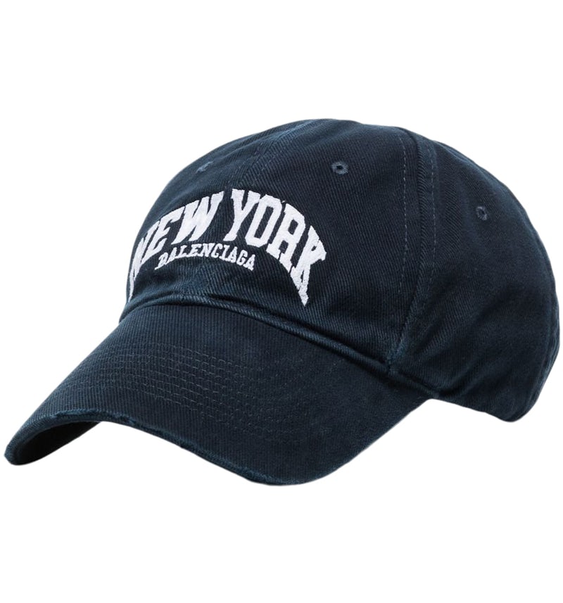 Balenciaga Balenciaga Cities New York Strap-back Cap Marine