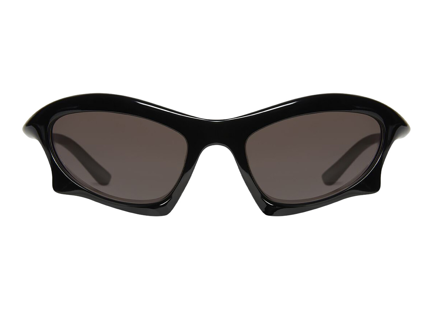 Balenciaga Bat Rectangle Sunglasses Black