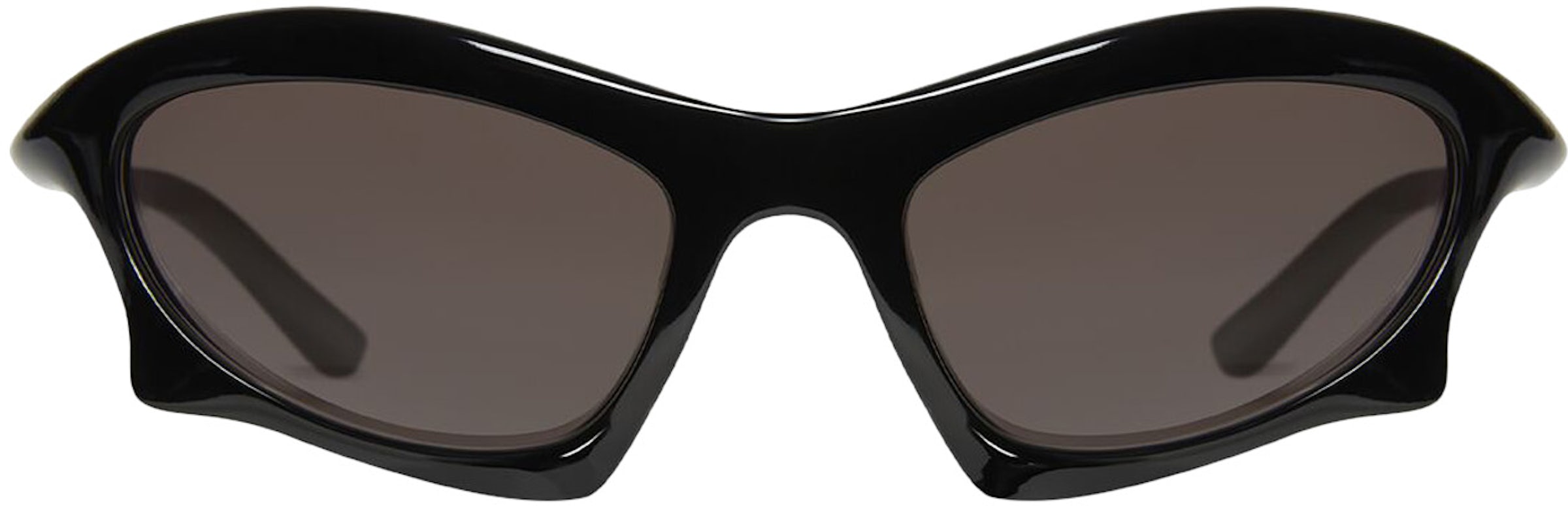 Balenciaga Bat Rectangle Sunglasses Black - PRE - US